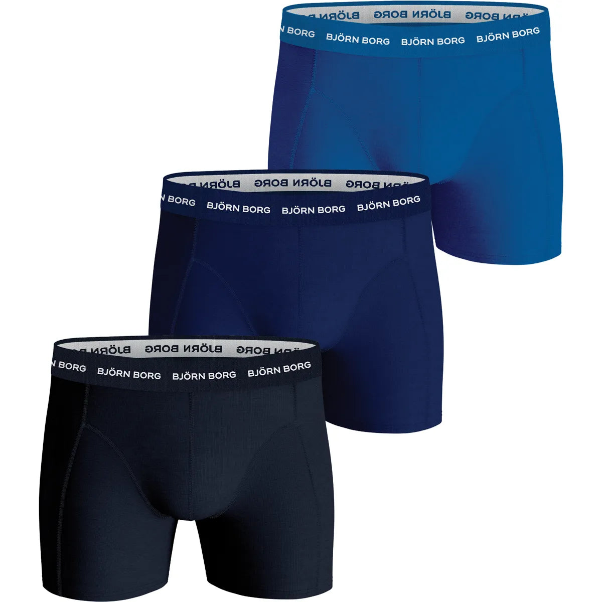 PACK DE 3 BOXERS BJORN BORG SPORTS ALGODÓN STRETCH