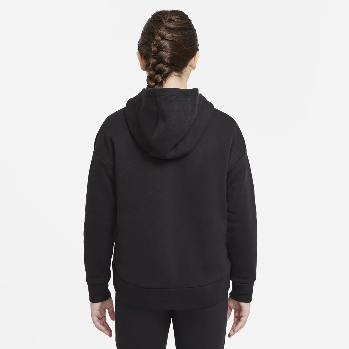 SUDADERA NIKE JUNIOR CHICA SPORTSWEAR CLUB FLEECE CREMALLERA COMPLETA CON CAPUCHA