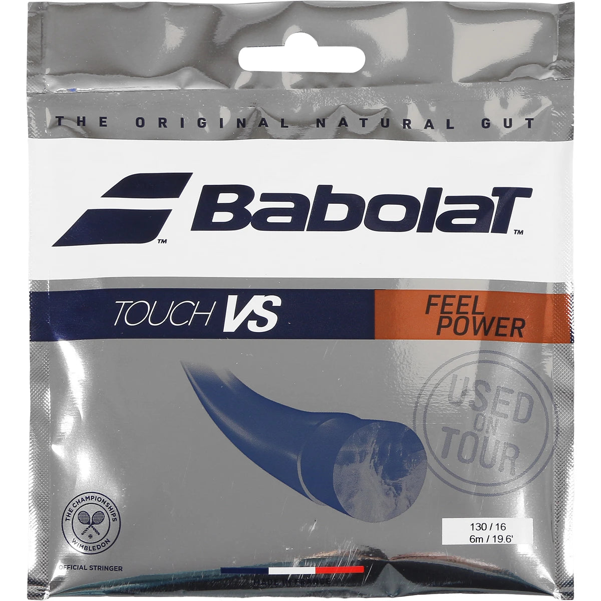 CORDAJE BABOLAT BOYAU NATUREL VS TOUCH (6 METROS)