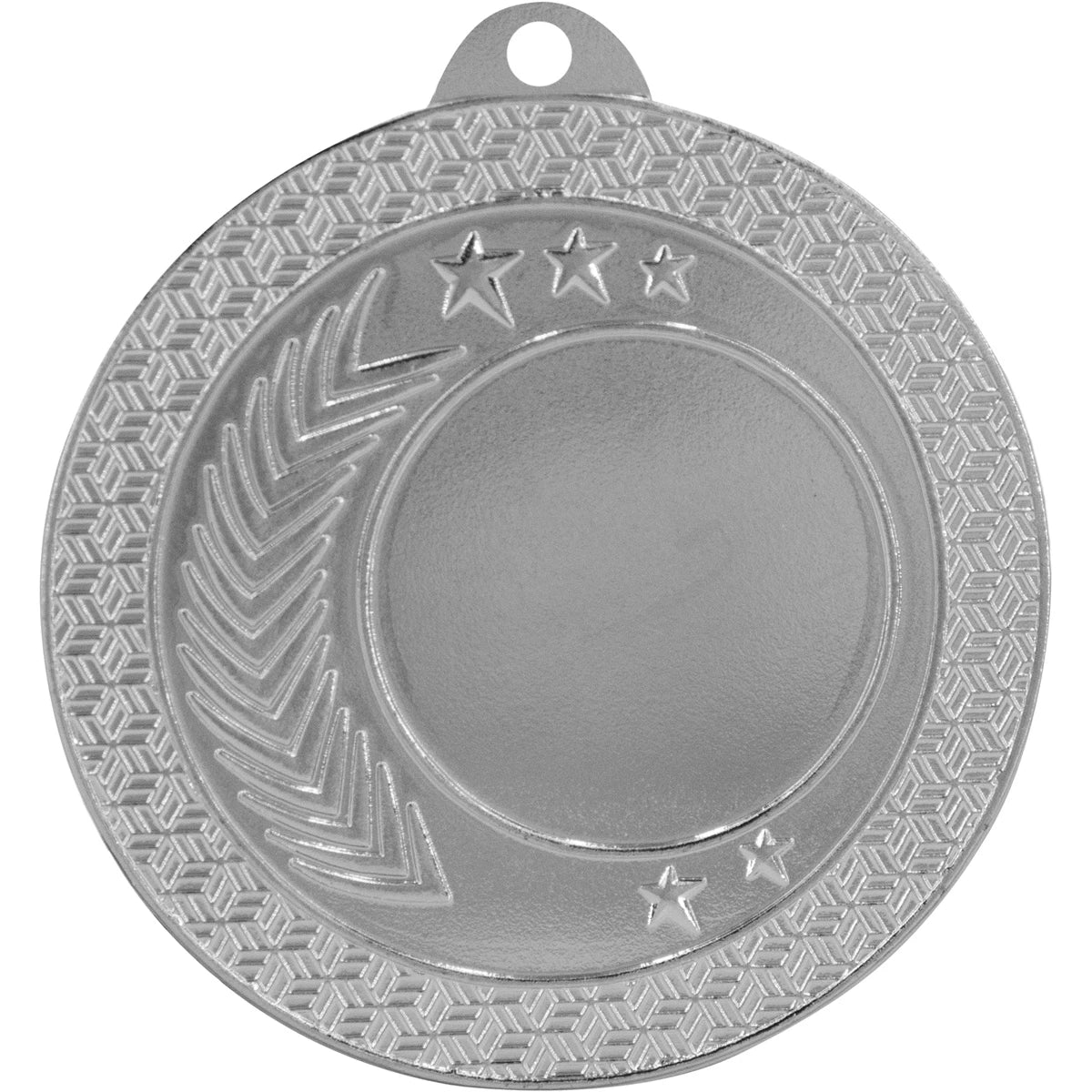 MEDALLA M598 DIÁMETRO 5CM PLATA