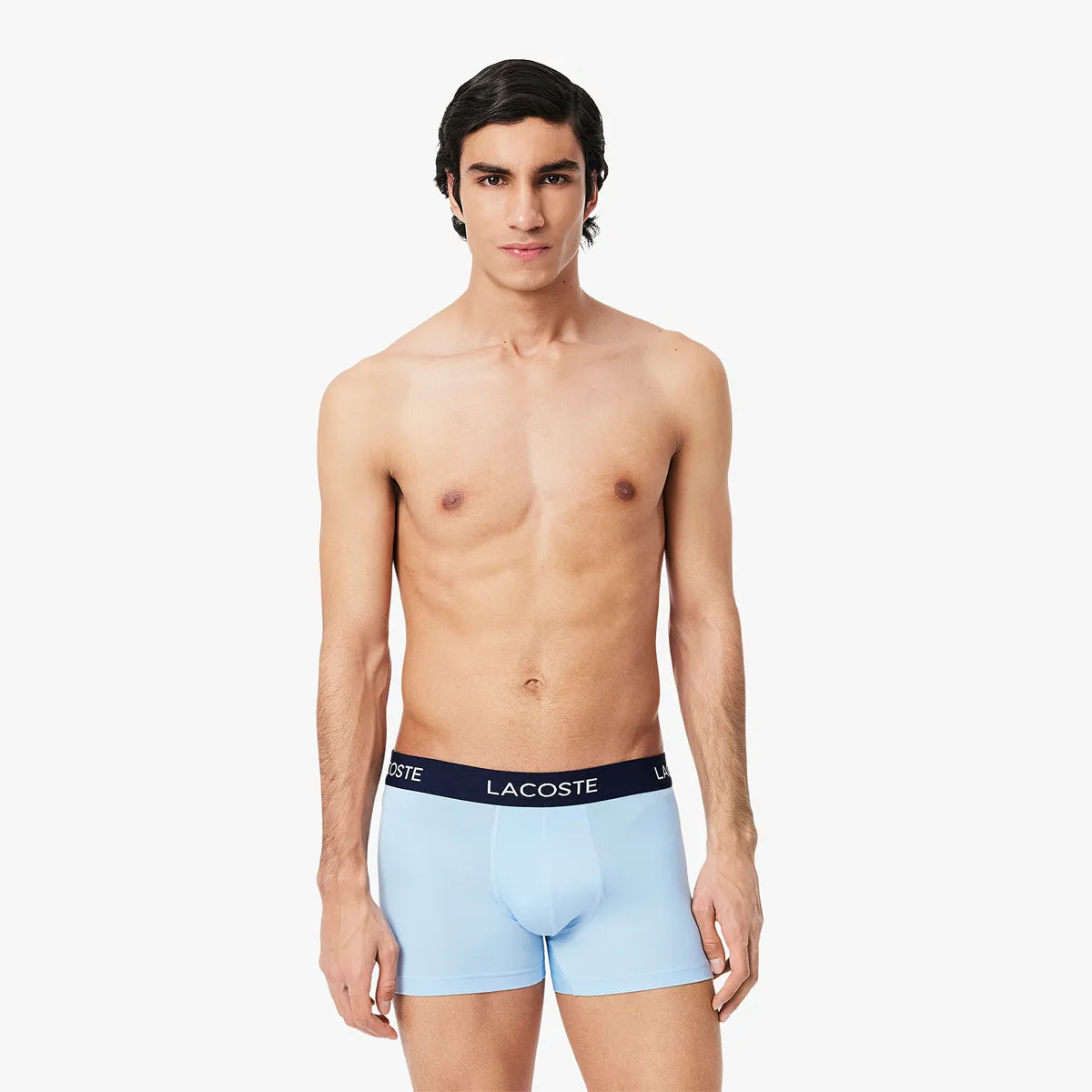 PACK DE 3 BOXERS LACOSTE POLIÉSTER