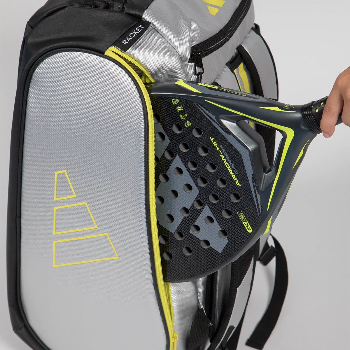 BOLSA DE PÁDEL ADIDAS TOUR SILVER 2026
