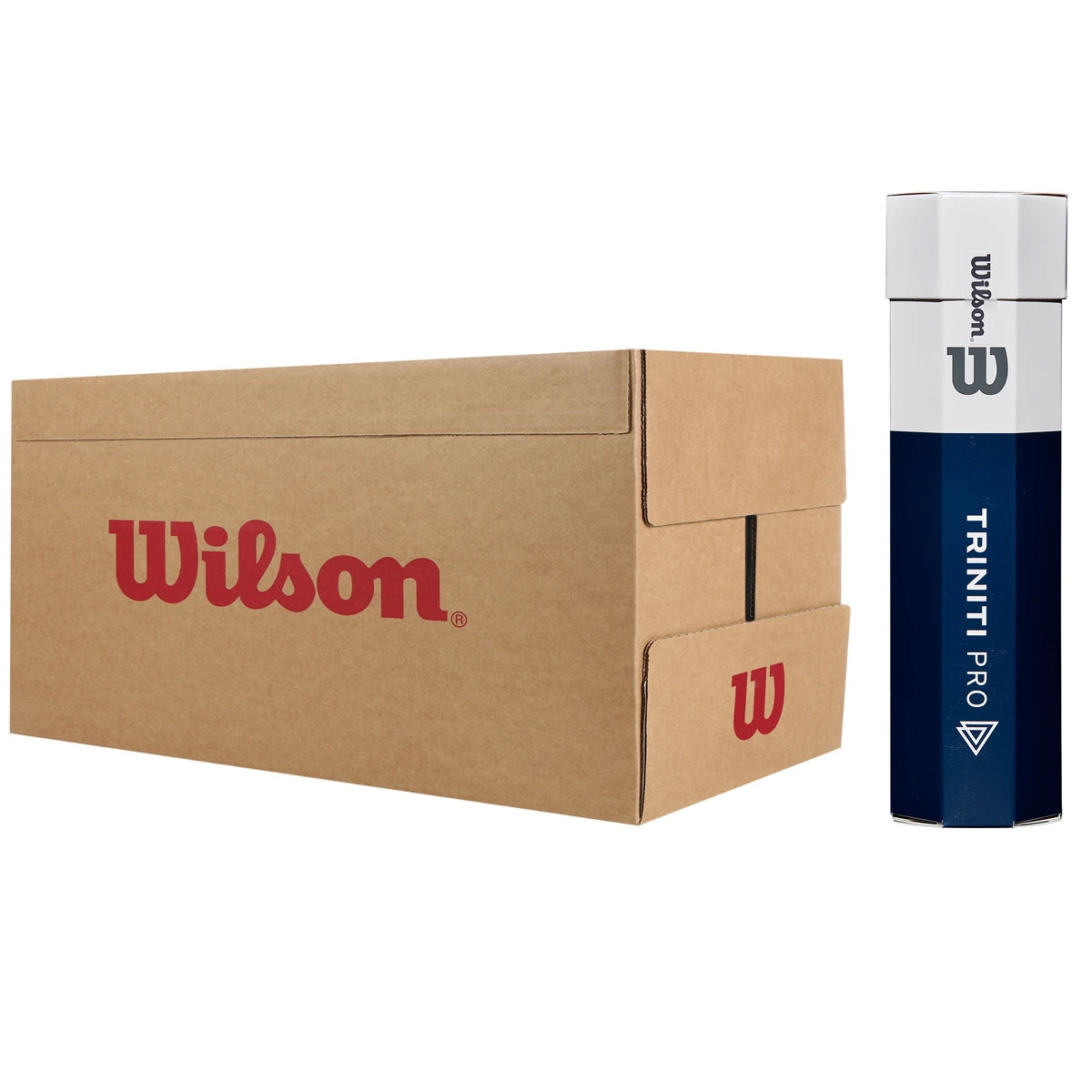 CAJA DE 18 TUBOS DE 4 PELOTAS WILSON TRINITI PRO