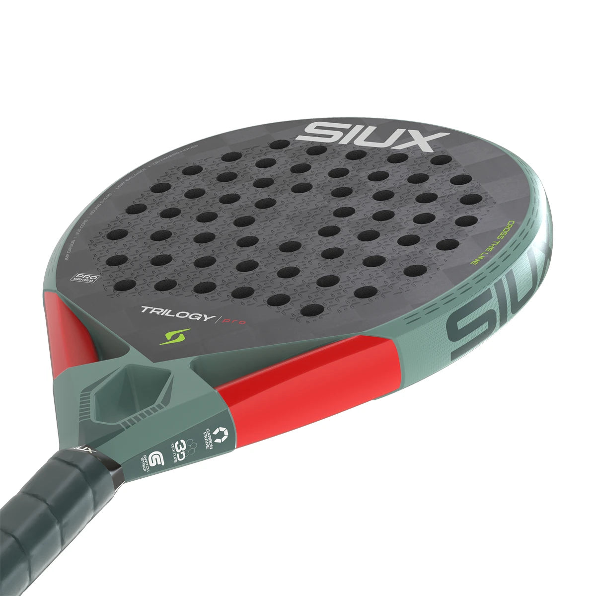 Raqueta Test de Pádel Siux Trilogy Pro 2026 Ash Green
