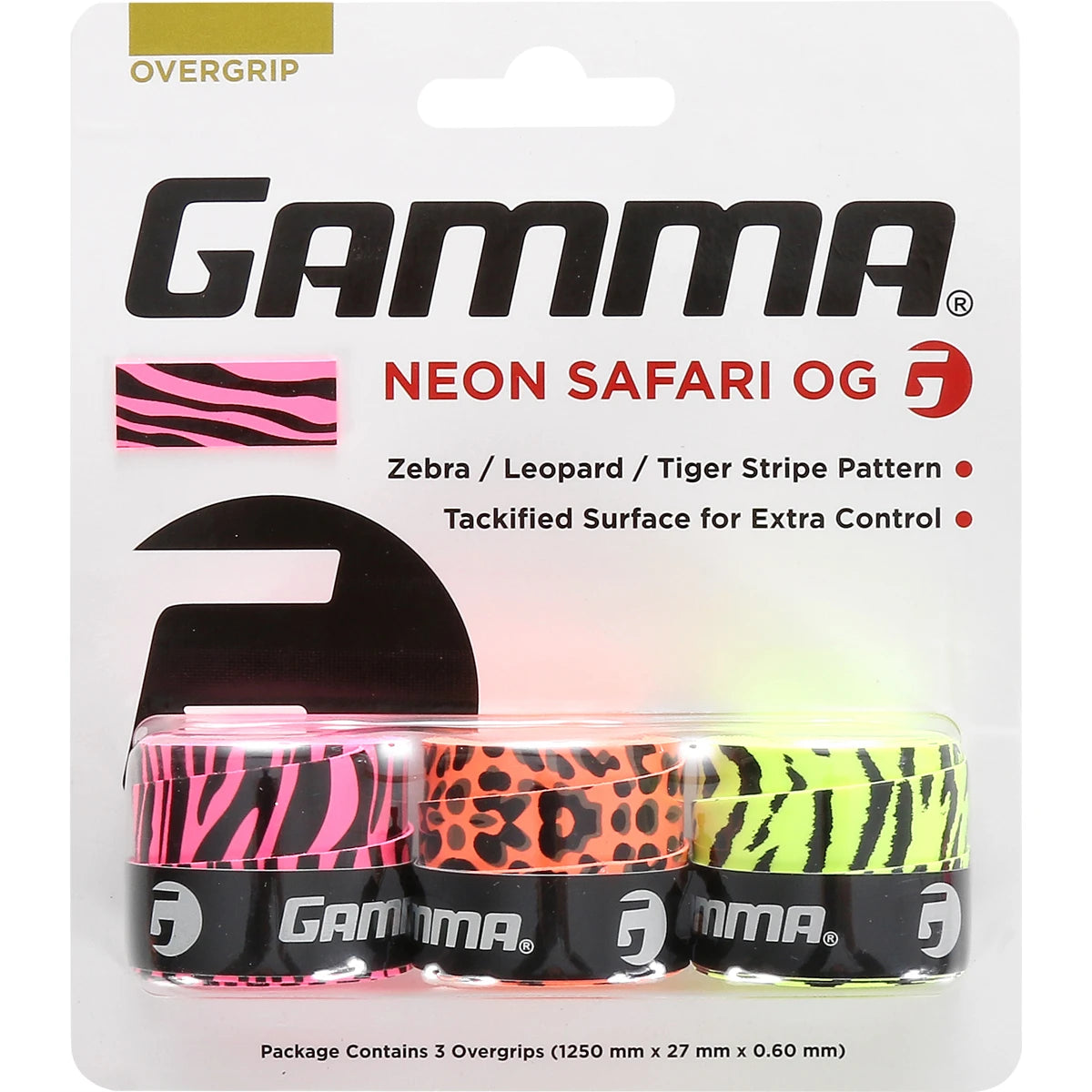SOBREGRIPS GAMMA NEON SAFARI x3