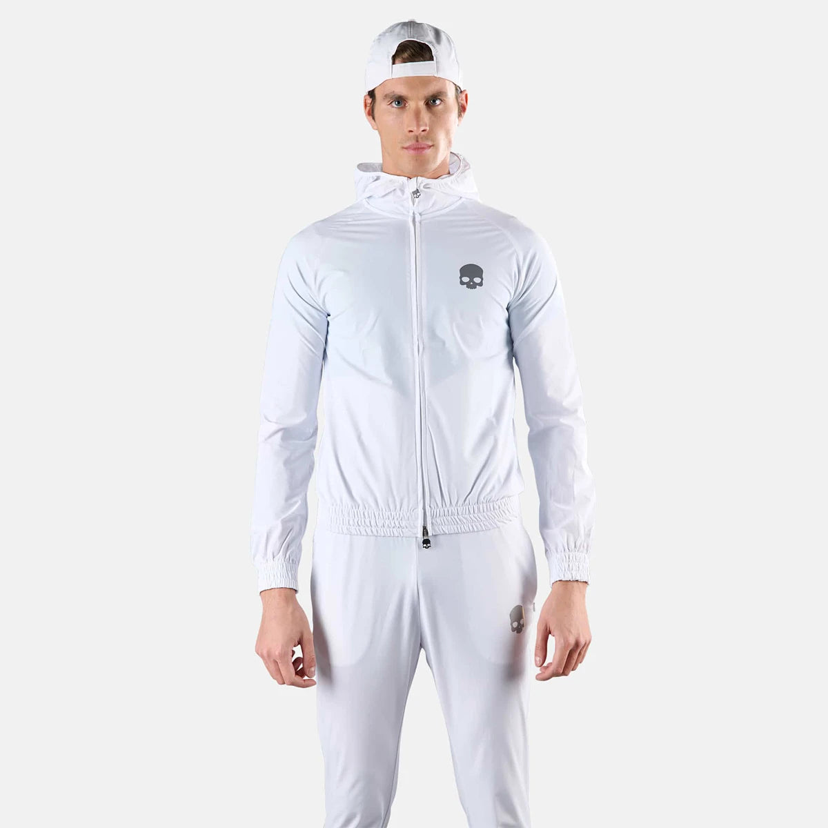 SUDADERA HYDROGEN TECH FZ CON CAPUCHA Y CREMALLERA SKULL
