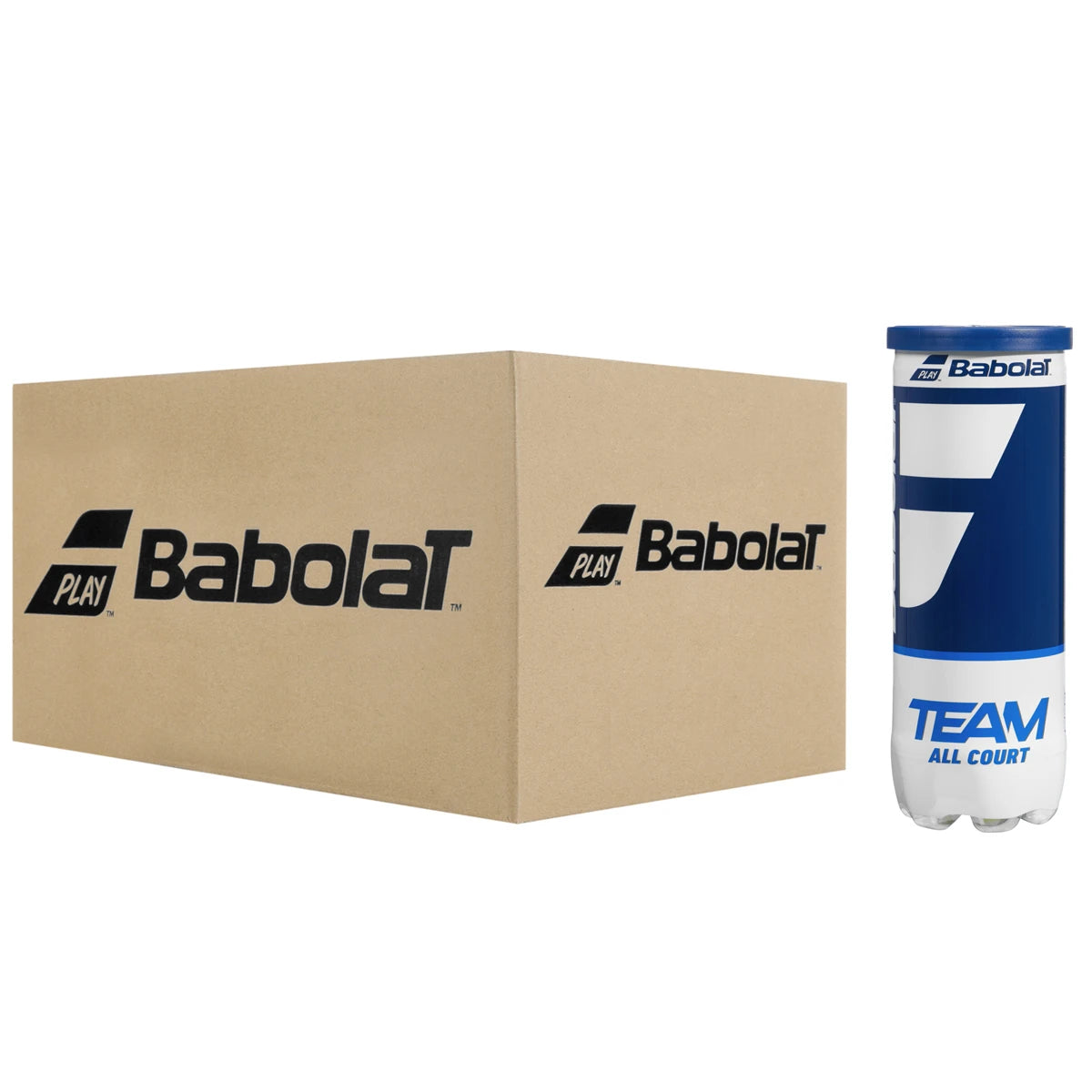 CAJA DE 24 TUBOS DE 3 PELOTAS BABOLAT TEAM ALL COURT
