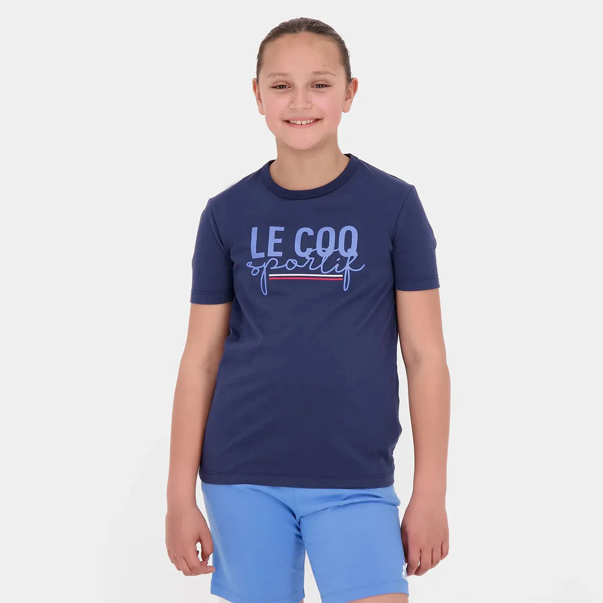 CAMISETA LE COQ SPORTIF JUNIOR TRICOLOR