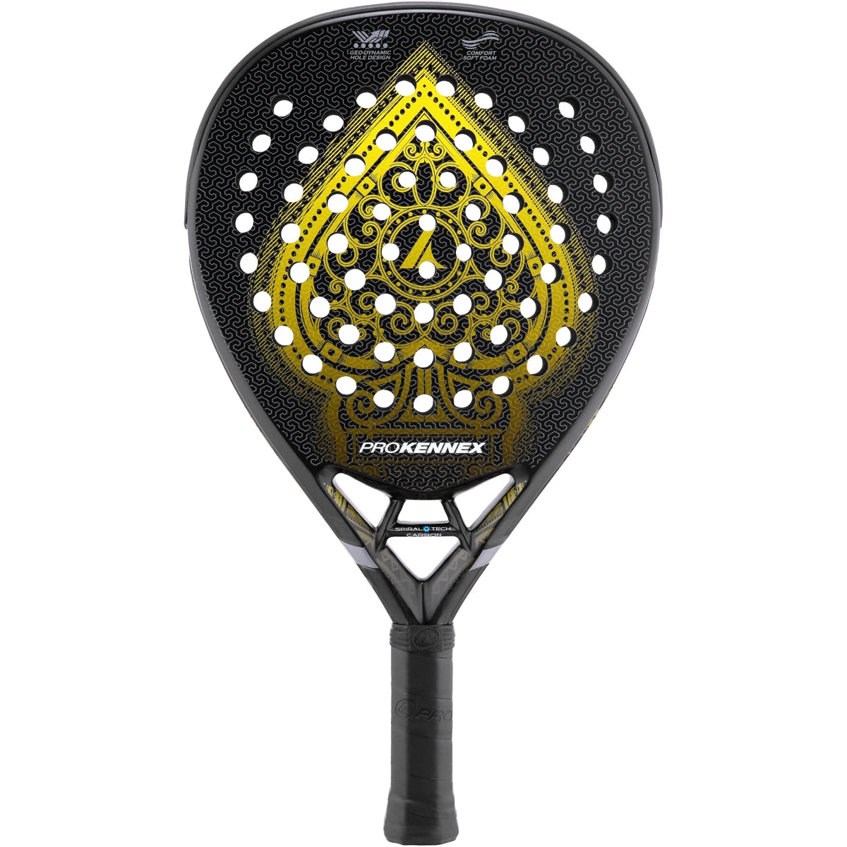 RAQUETA PADEL PRO KENNEX KINETIC BLACK ACE GOLD