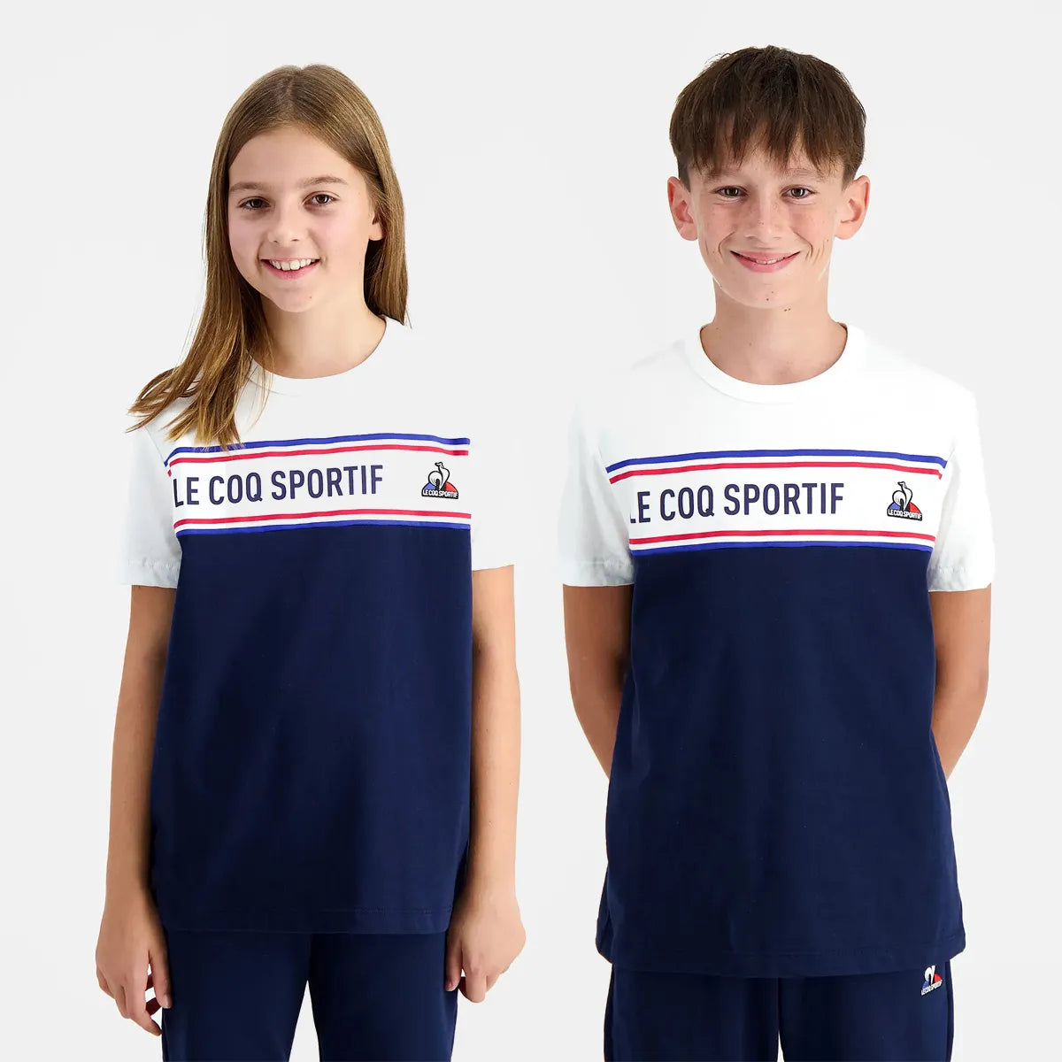 CAMISETA LE COQ SPORTIF JUNIOR TRICOLOR