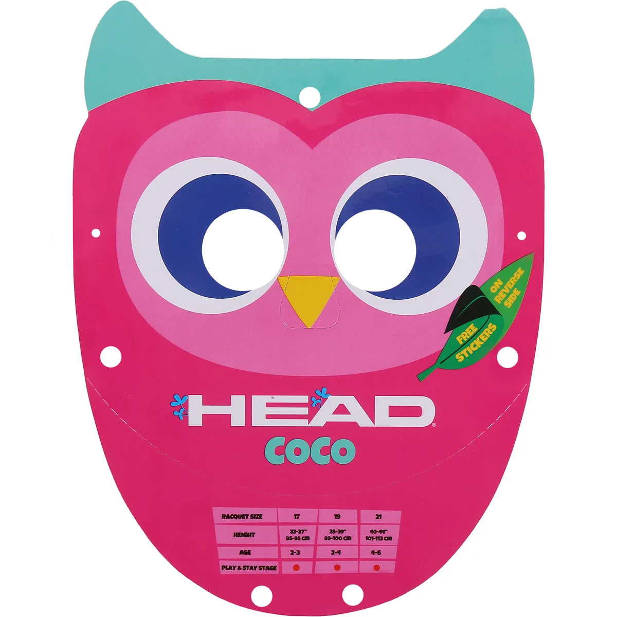 RAQUETA HEAD JUNIOR COCO 19