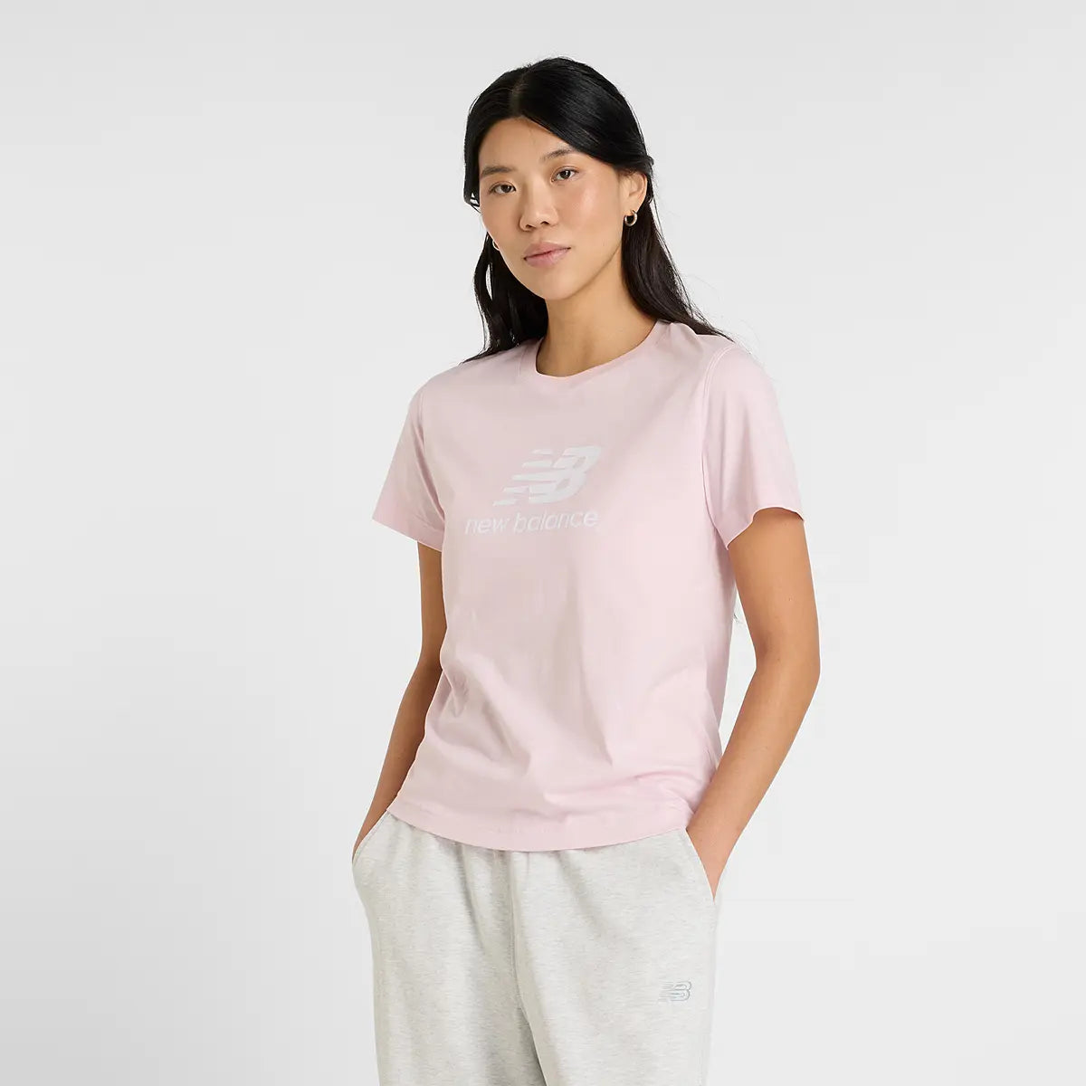 CAMISETA NEW BALANCE MUJER ESSENTIALS JERSEY LOGO