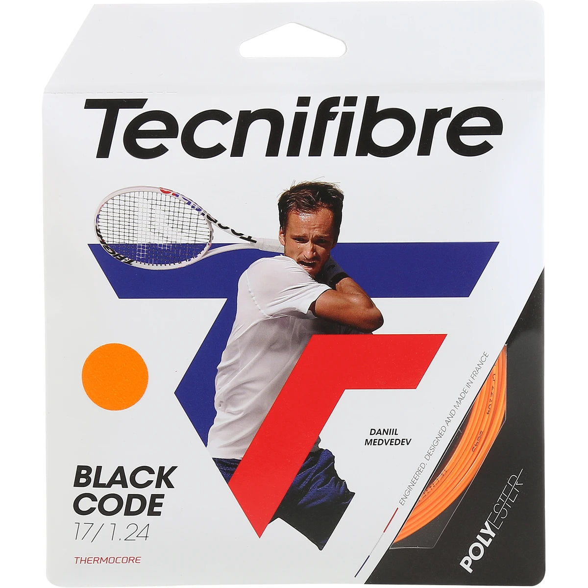 CORDAJE TECNIFIBRE BLACK CODE FIRE (12 METROS)