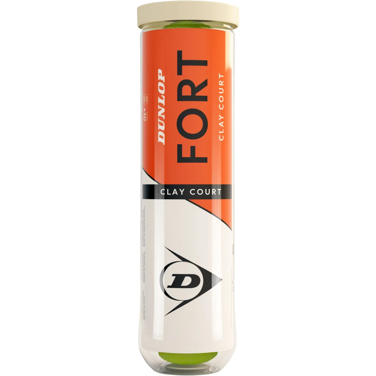 TUBO DE 4 PELOTAS DUNLOP FORT CLAY COURT