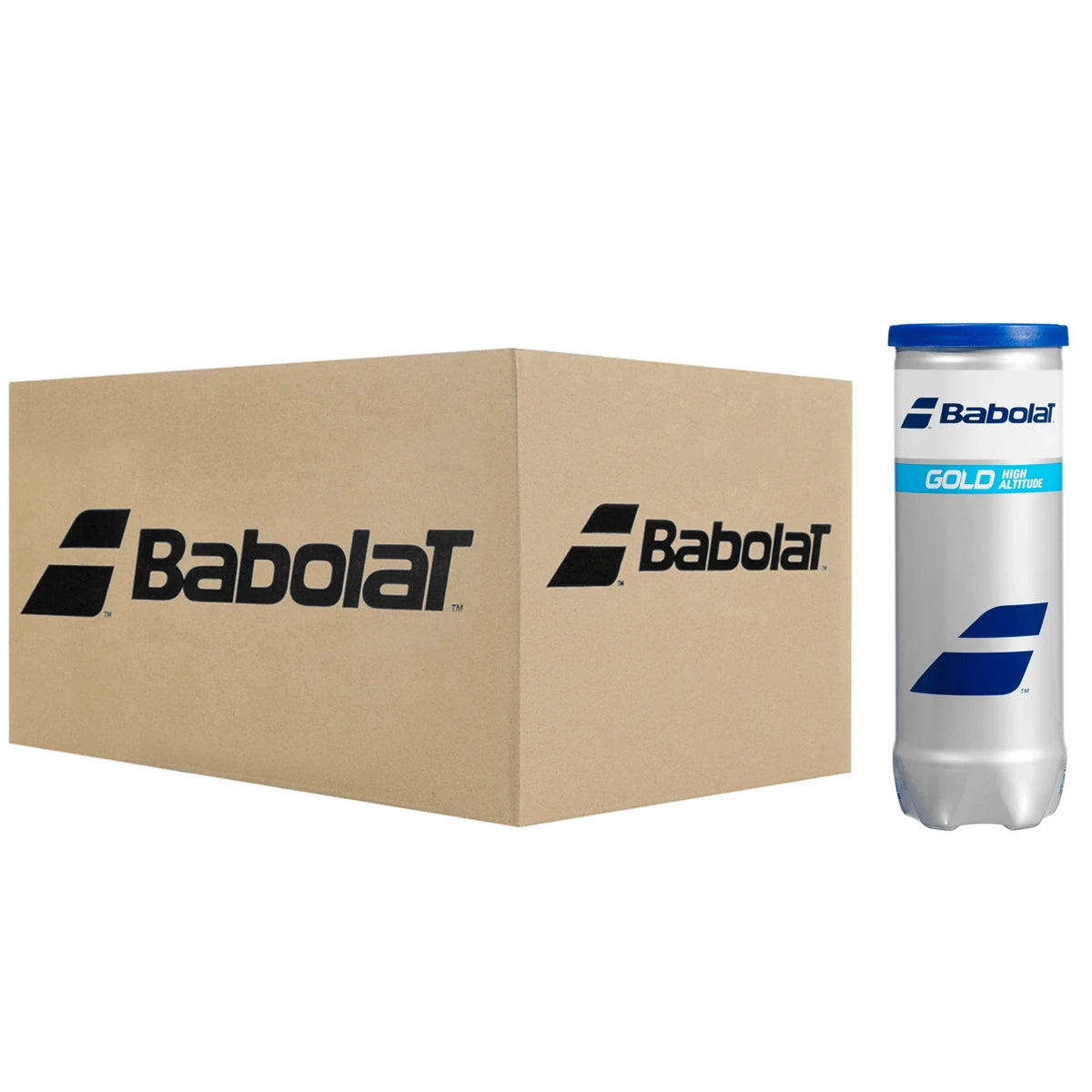 CAJA DE 24 TUBOS DE 3 PELOTAS BABOLAT GOLD HIGH ALTITUDE