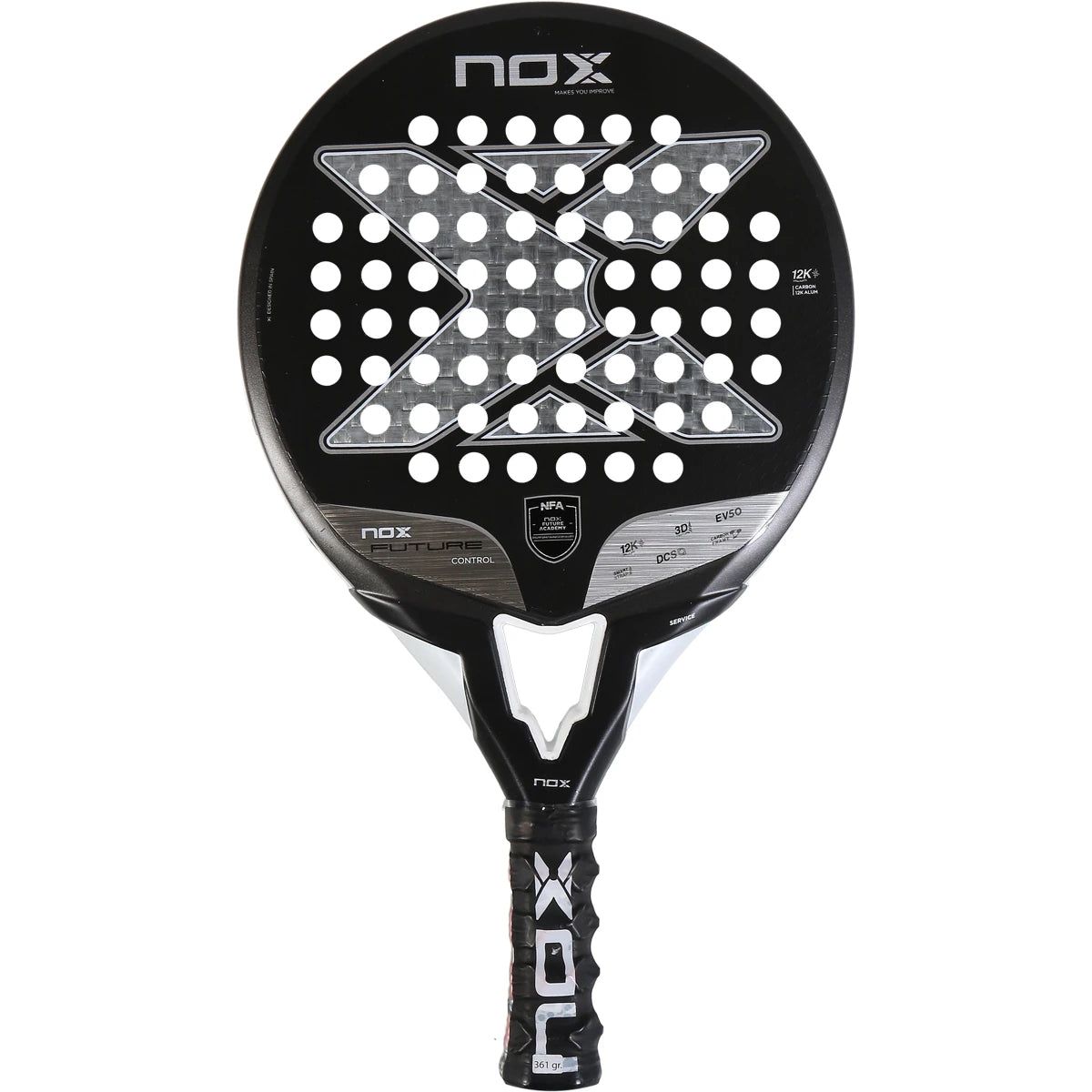 RAQUETA DE PÁDEL NOX FUTURE CONTROL 12K ALUM