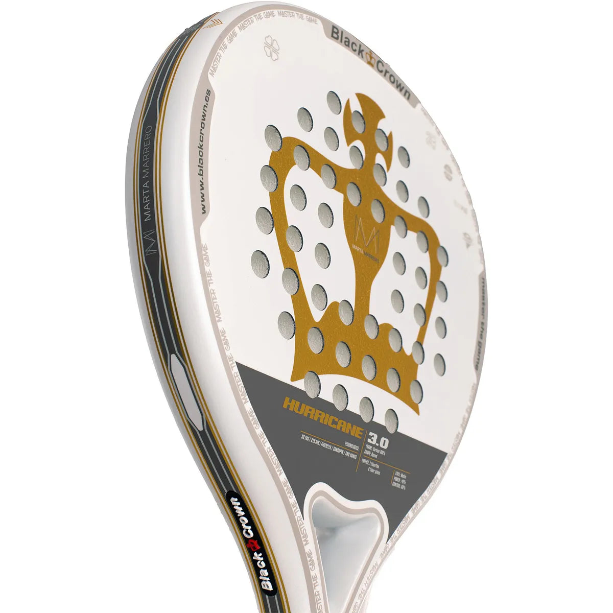 RAQUETA DE PÁDEL BLACK CROWN HURRICANE 3.0