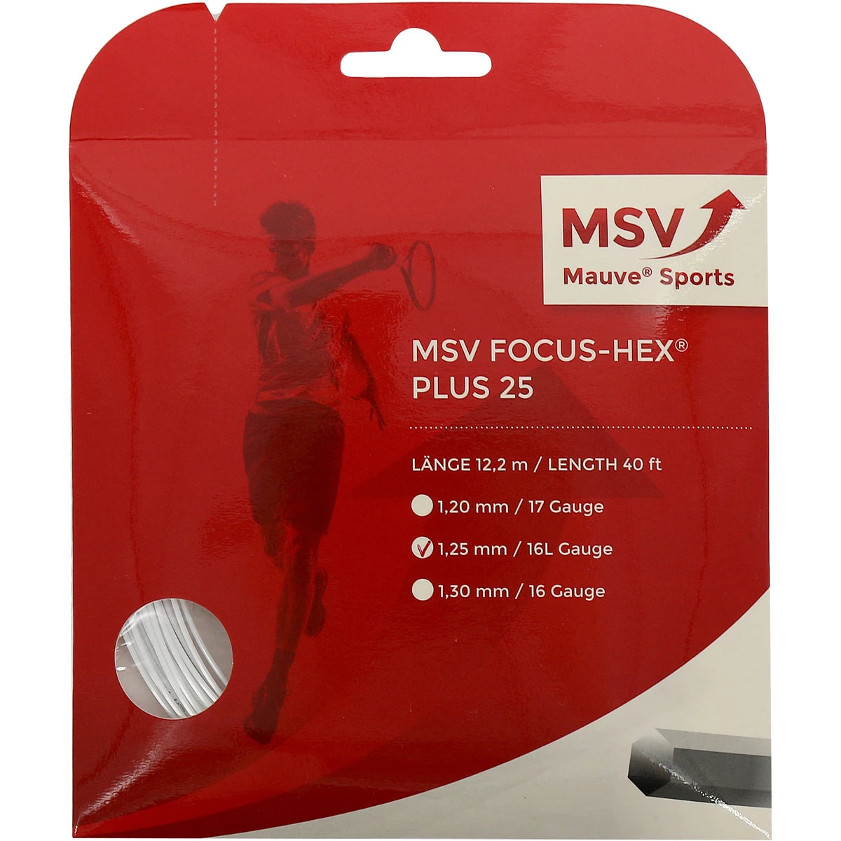 CORDAJE MSV FOCUS HEX PLUS 25 (12 METROS)