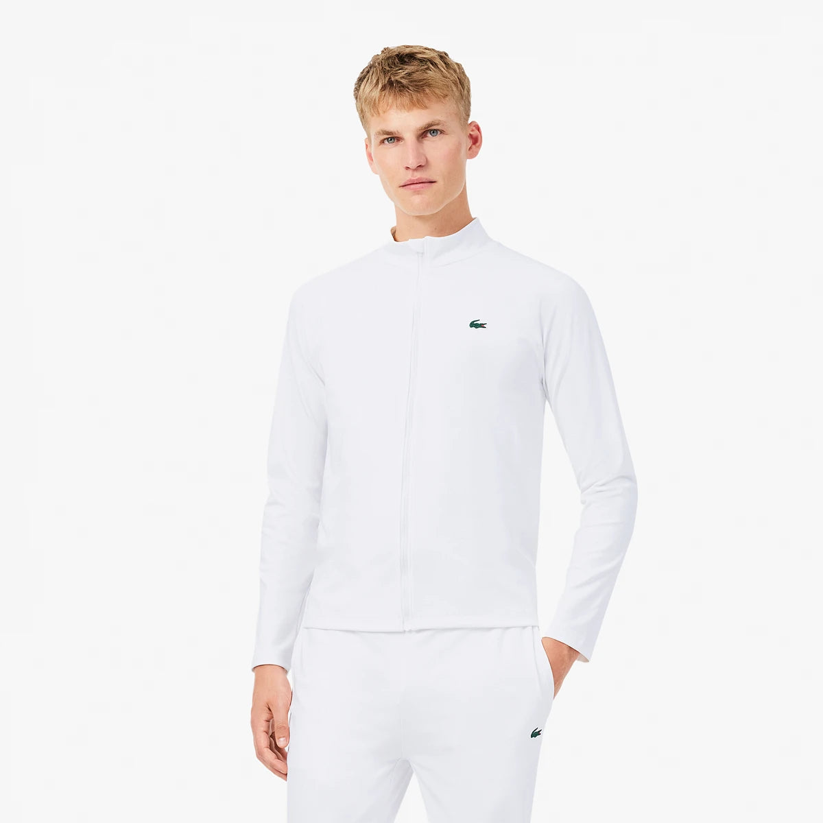 SUDADERA LACOSTE ESSENTIALS MANGAS LARGAS CREMALLERA COMPLETA