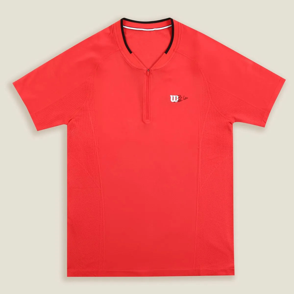 CAMISETA WILSON BELA SERIES SIN COSTURAS CON CREMALLERA HENLEY