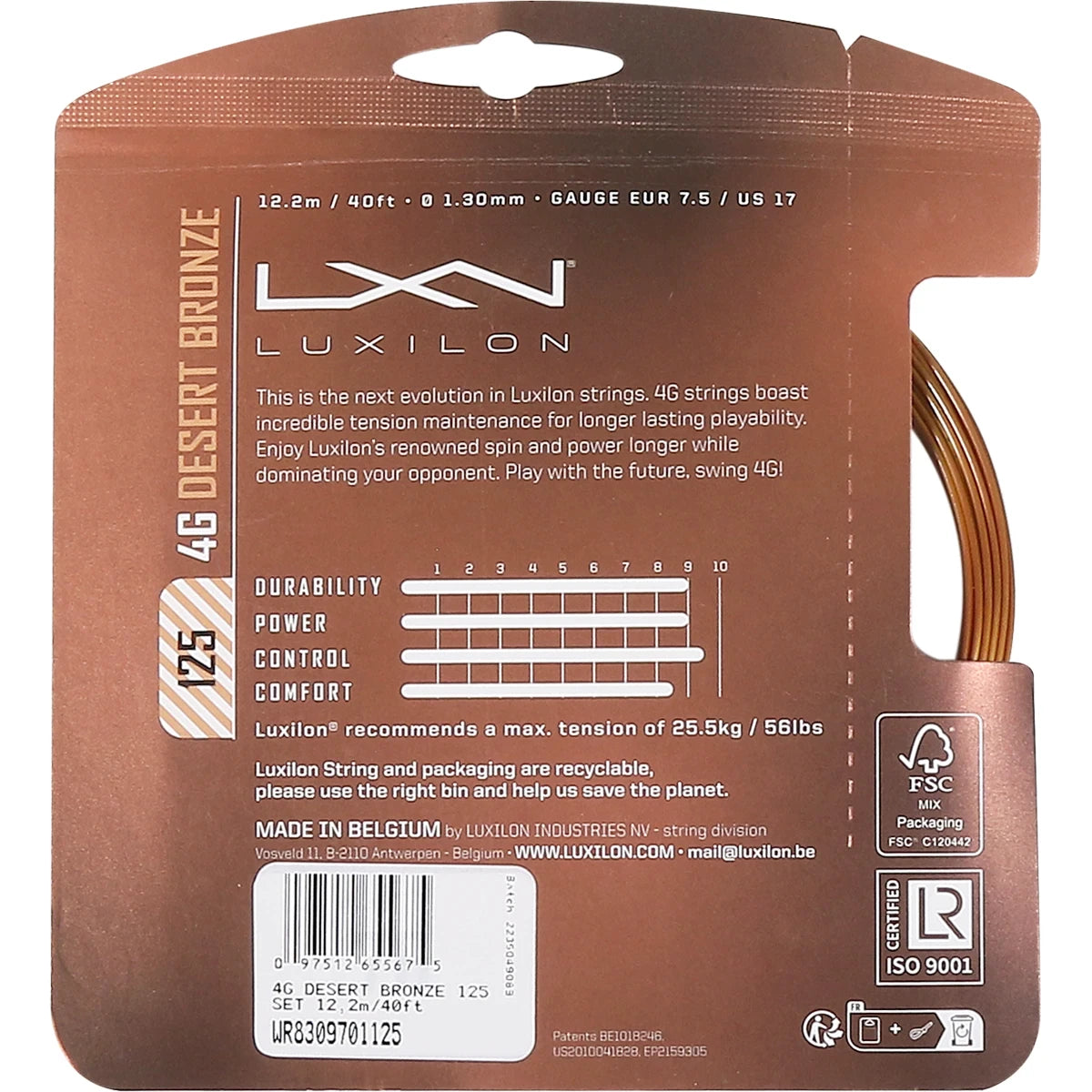 CORDAJE LUXILON 4G DESERT (12,20 METROS)