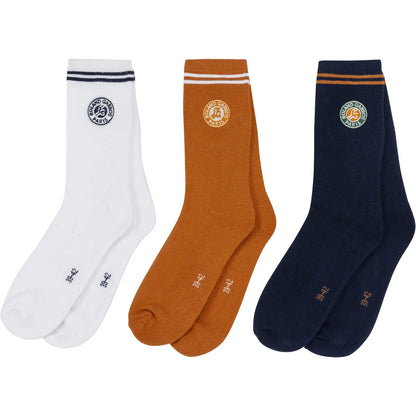 3 PARES DE CALCETINES ROLAND-GARROS SPORT