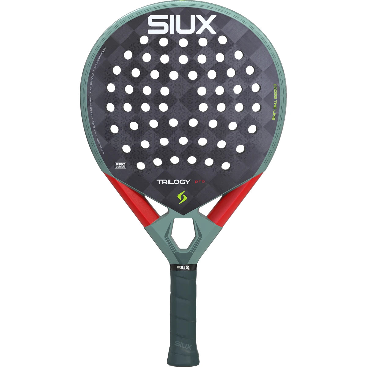 Raqueta Test de Pádel Siux Trilogy Pro 2026 Ash Green
