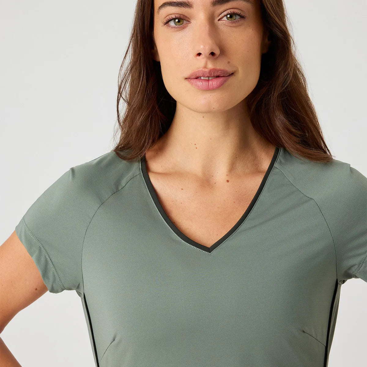 CAMISETA BJORN BORG MUJER TENIS ACE CUELLO EN V