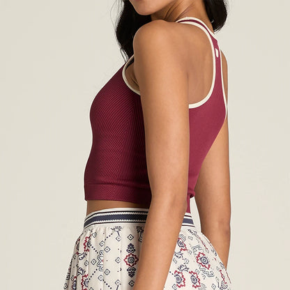 CAMISETA DE TIRANTES WILSON MUJER EVERYDAY BRAMI CRANBERRY