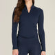 CAMISETA DE MANGA LARGA WILSON MUJER BASELINE HALF-ZIP