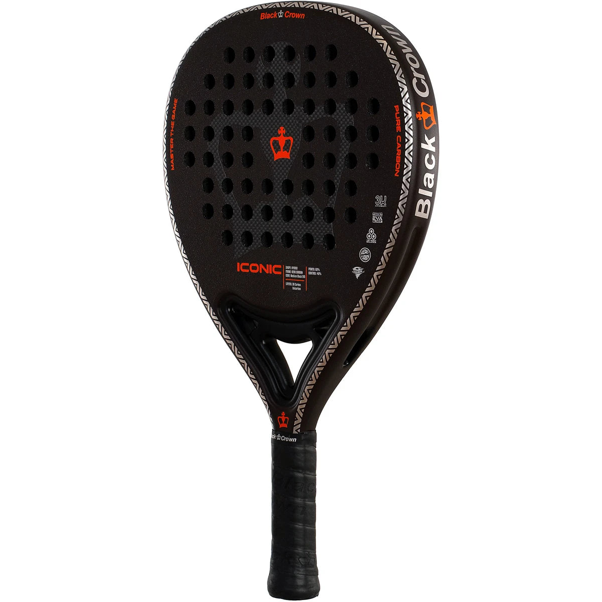 RAQUETA DE PÁDEL BLACK CROWN ICONIC