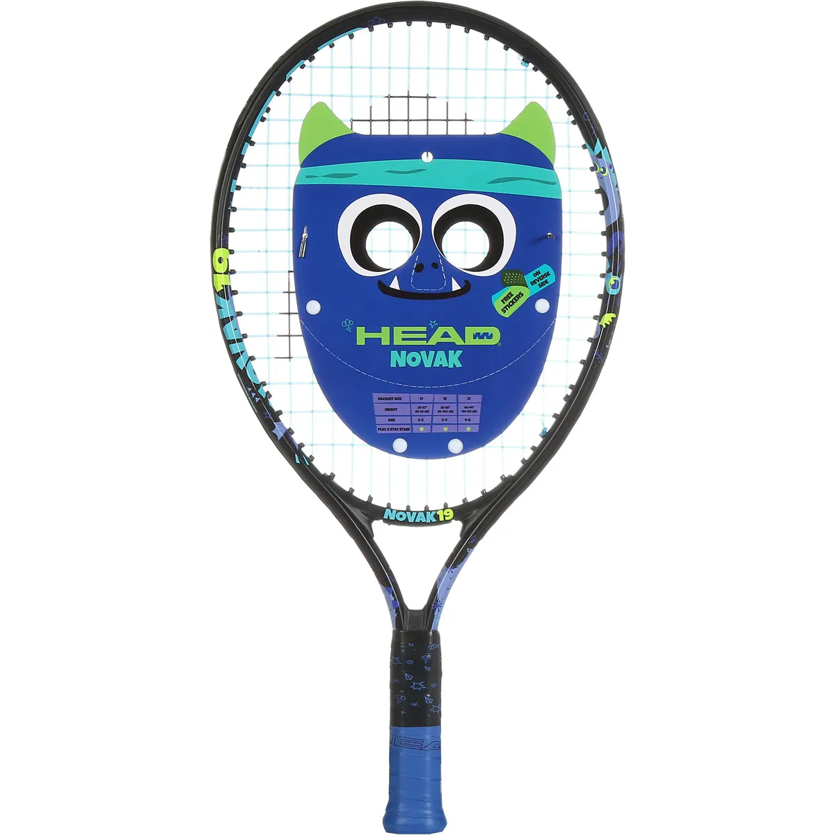 RAQUETA HEAD JUNIOR NOVAK 19