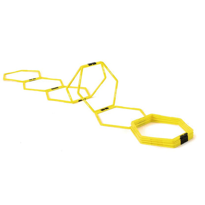 LOTE DE 12 AROS HEXAGONALES
