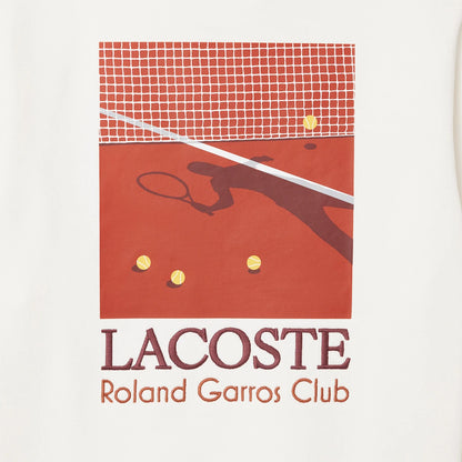 SUDADERA LACOSTE ROLAND GARROS CLUB GRÁFICA