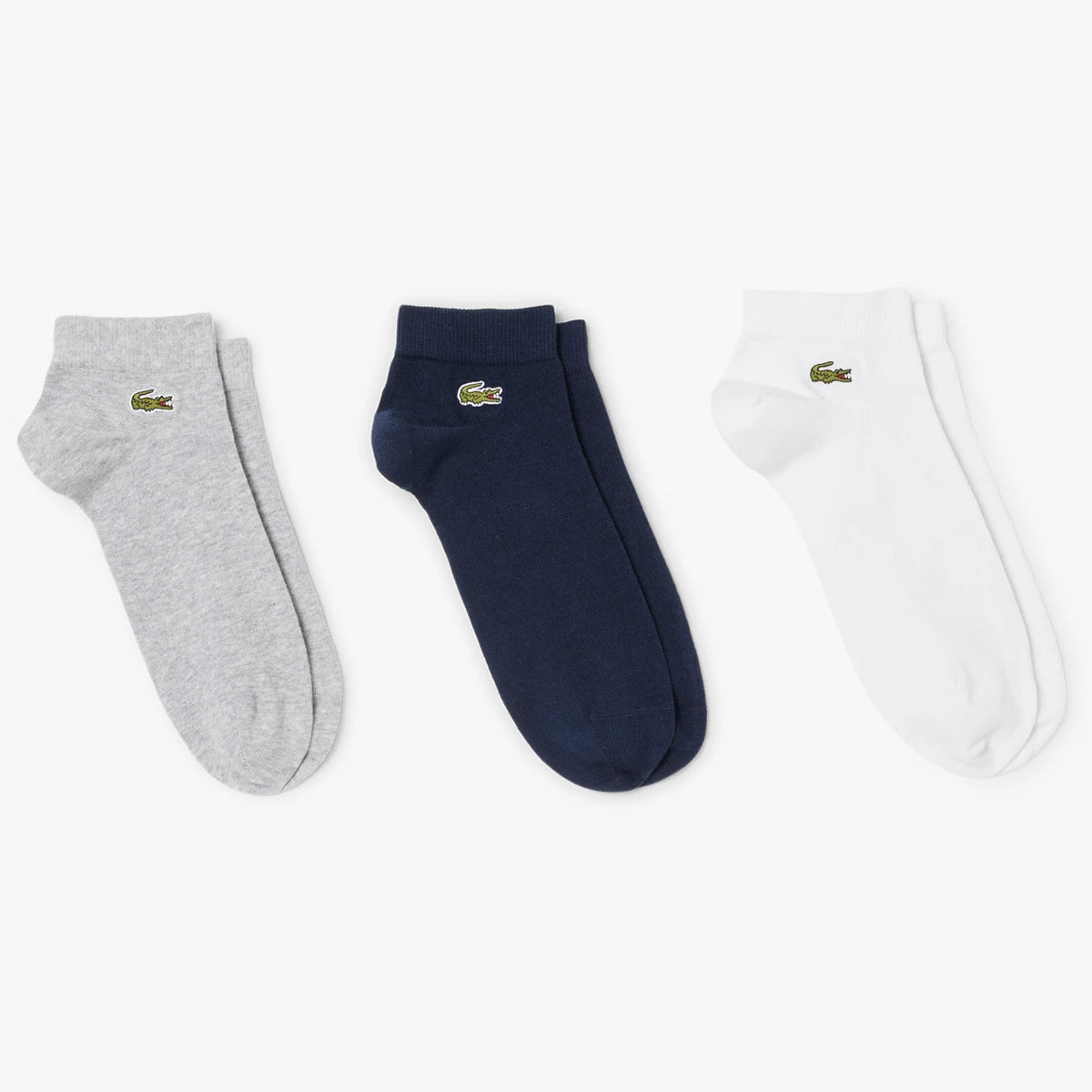 3 PARES DE CALCETINES LACOSTE PERFORMANCE LOW CUT