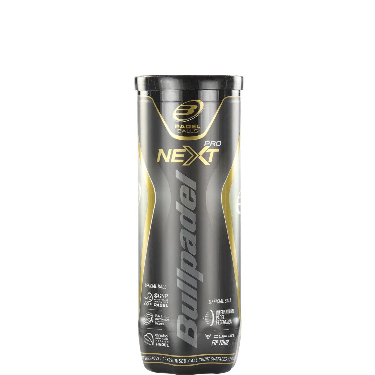 TUBO DE 3 PELOTAS BULLPADEL FIP NEXT PRO