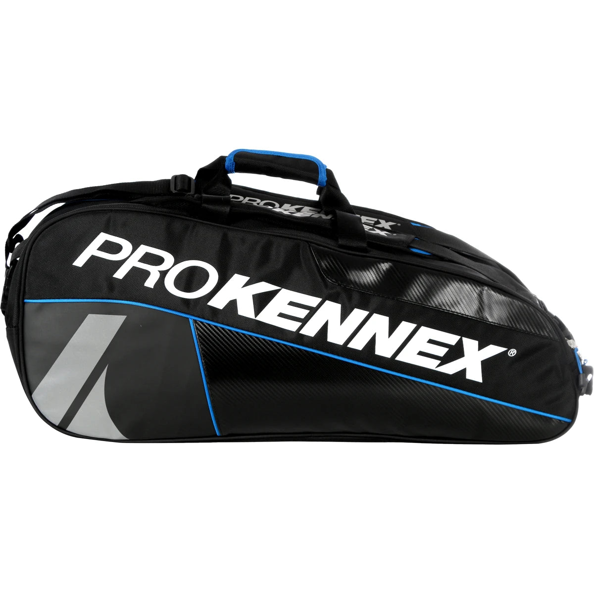 BOLSA DE TENIS THERMO PRO KENNEX DOBLE NEGRO/AZUL
