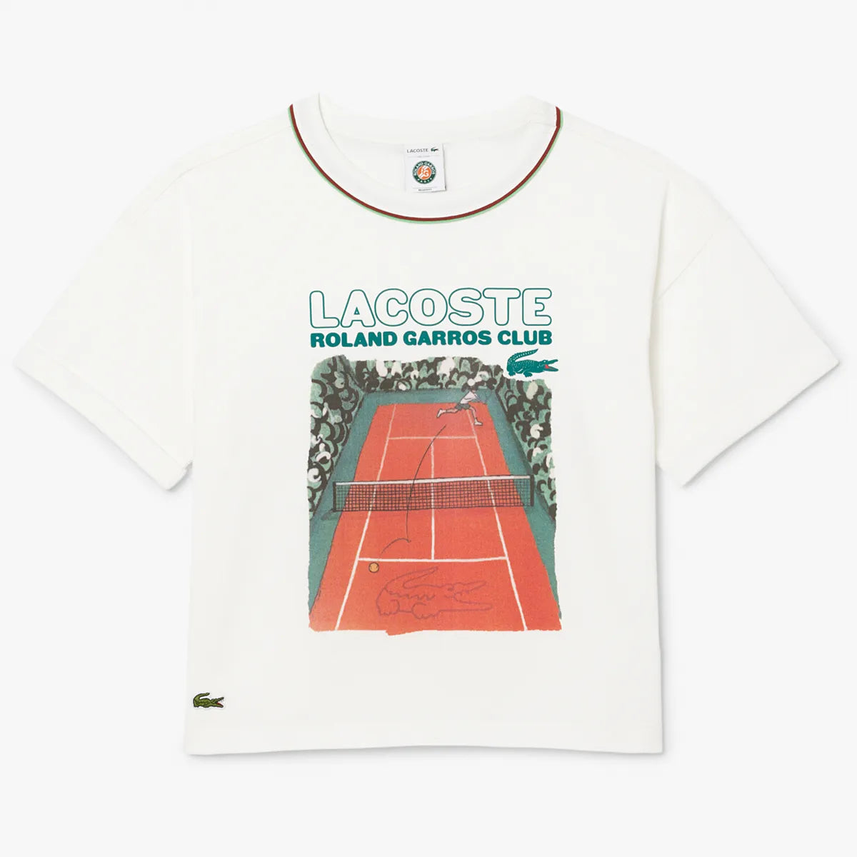 CAMISETA LACOSTE MUJER ROLAND-GARROS CLUB
