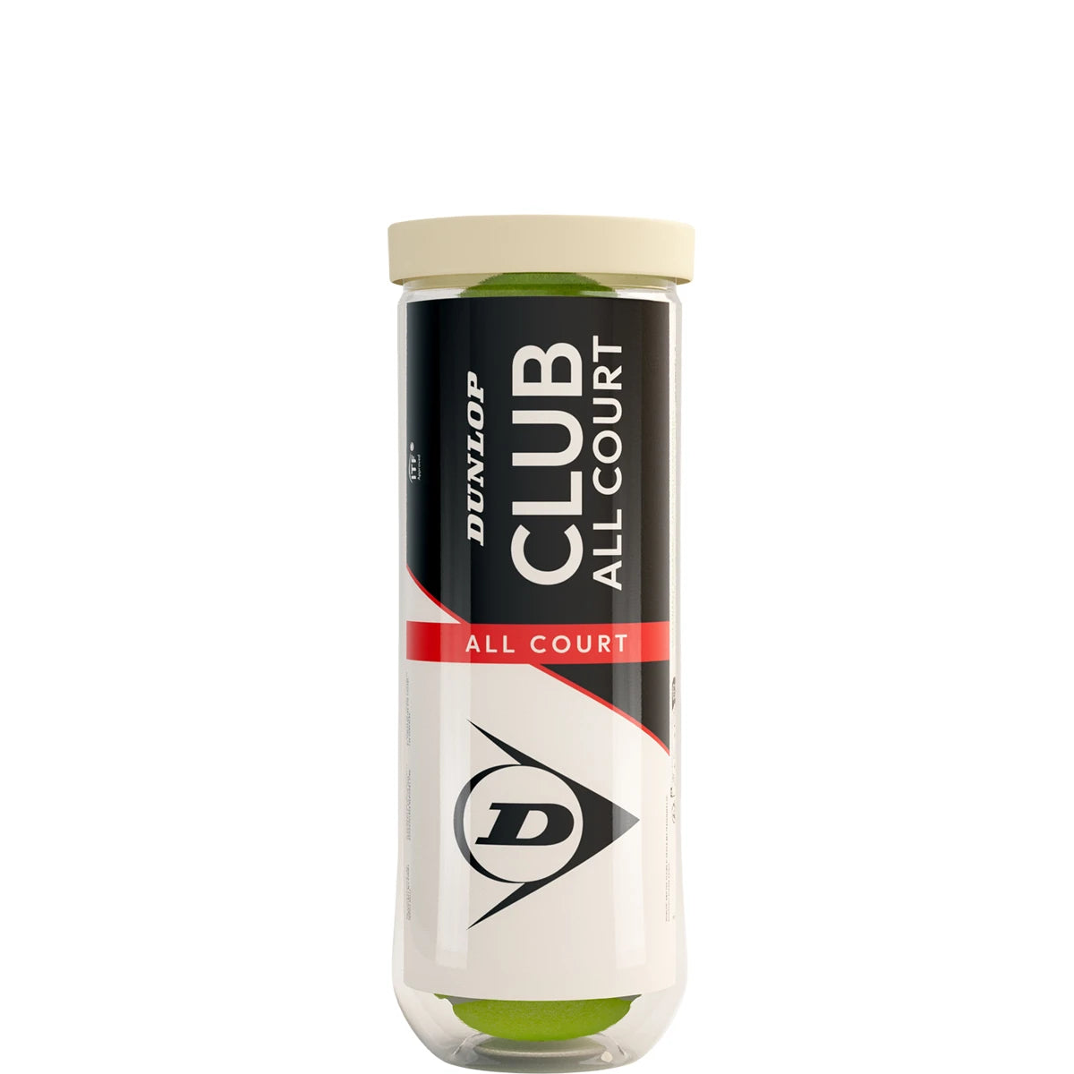 TUBO DE 3 PELOTAS DUNLOP CLUB ALL COURT