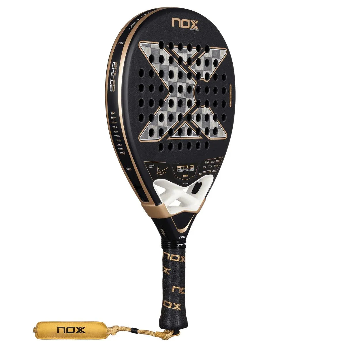 Raqueta Test de Pádel Nox AT10 Genius 18K Alum By Agustin Tapia