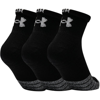 3 PARES DE CALCETINES UNDER ARMOUR HEATGEAR QUARTER (TOBILLO)