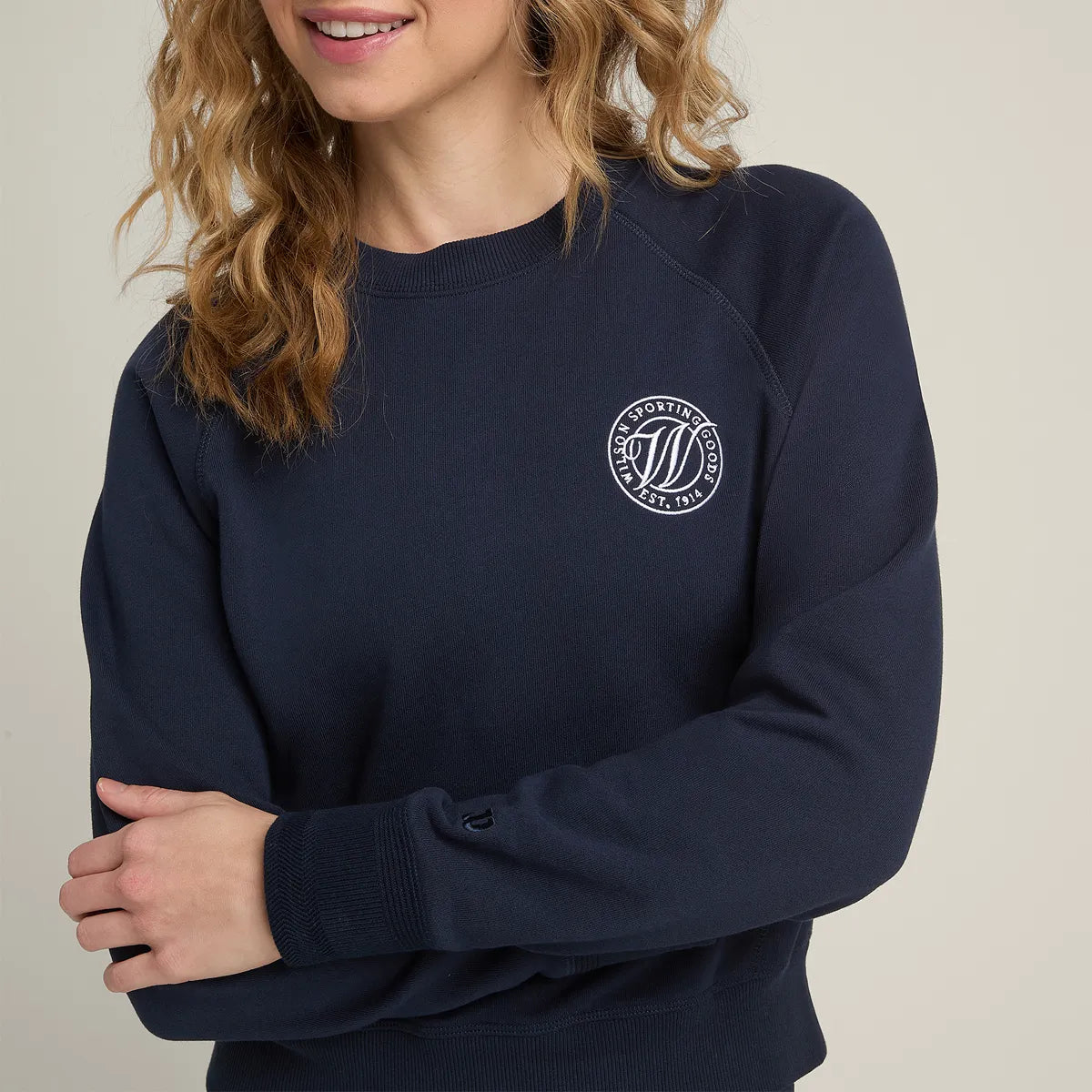 SUDADERA WILSON MUJER SIDELINE CREW