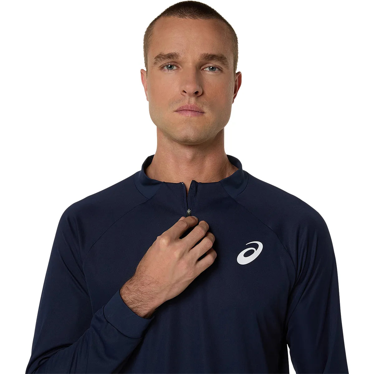 CAMISETA ASICS COURT MANGA LARGA 1/4 CREMALLERA