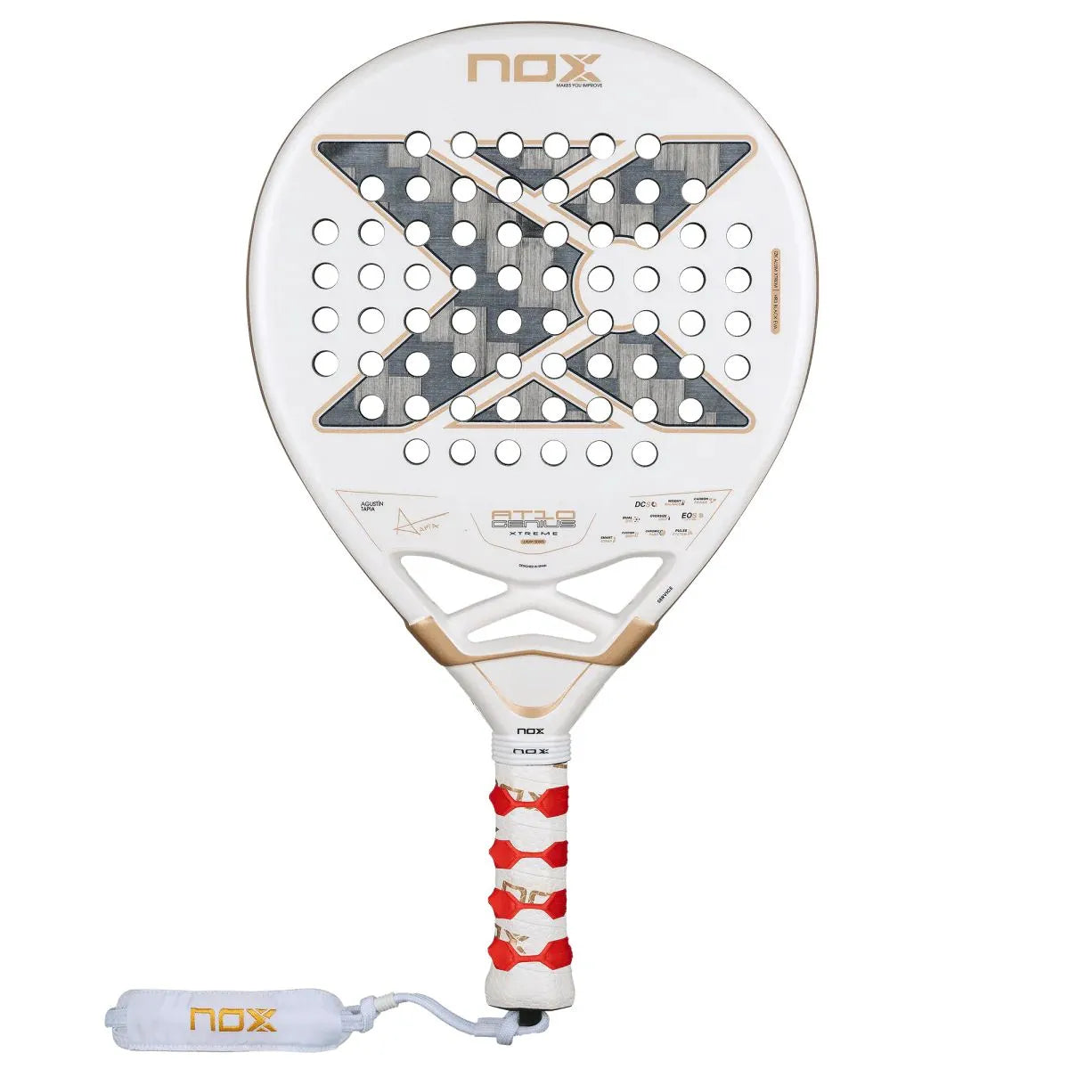 RAQUETA DE PÁDEL NOX AT10 GENIUS 12K ALUM XTREME BY AGUSTIN TAPIA 2026