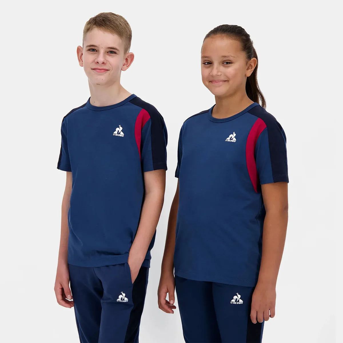 CAMISETA LE COQ SPORTIF JUNIOR TRICOLOR
