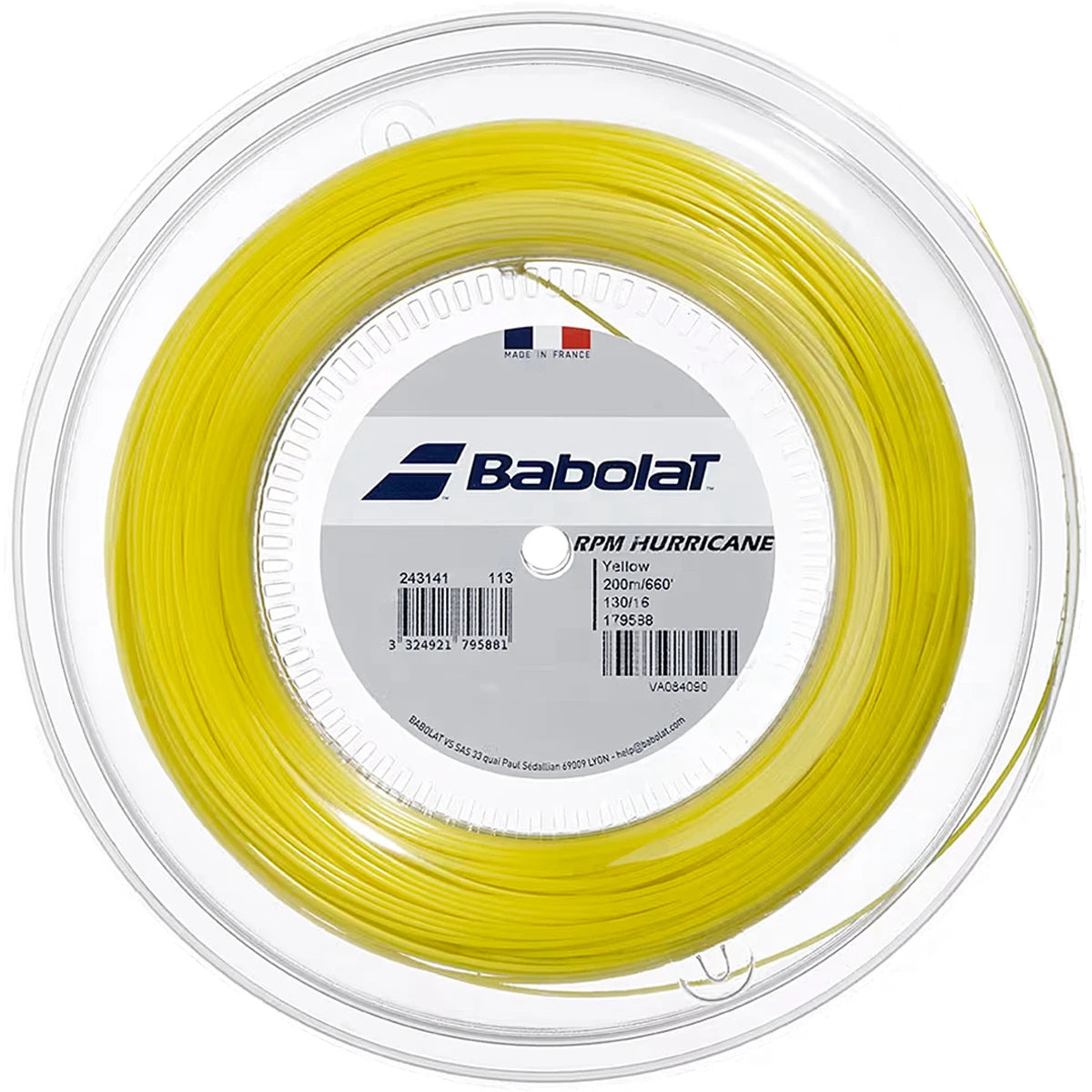 BOBINA BABOLAT RPM HURRICANE (200 METROS) (EX PRO HURRICANE TOUR)