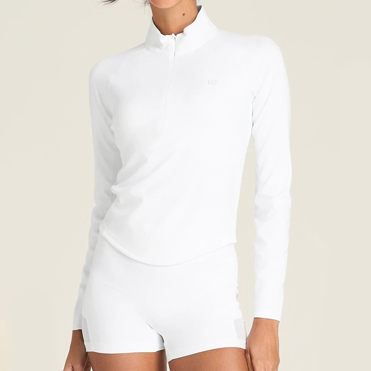 CAMISETA DE MANGA LARGA WILSON MUJER BASELINE HALF-ZIP