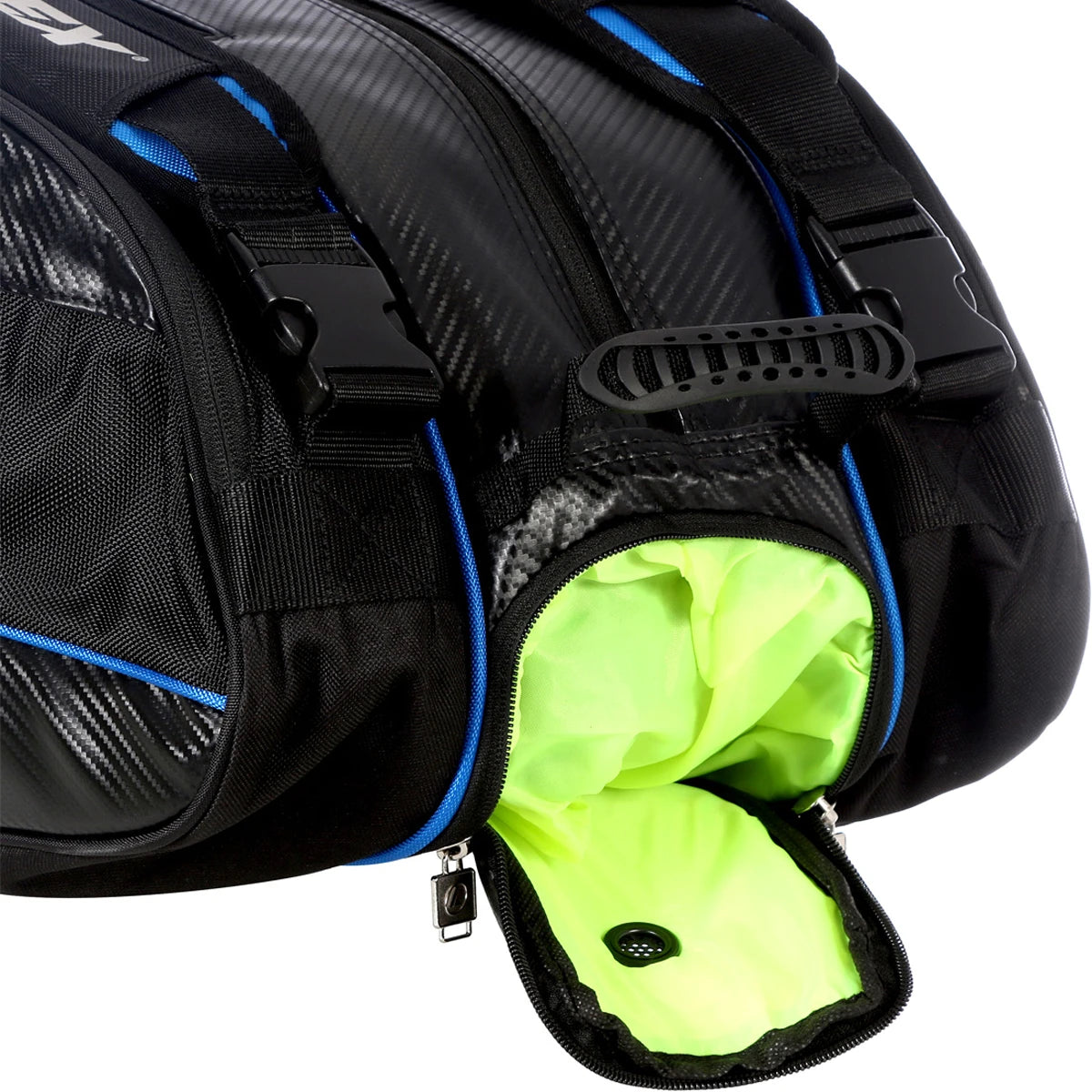 BOLSA DE TENIS THERMO PRO KENNEX TRIPLE BLACK/BLUE
