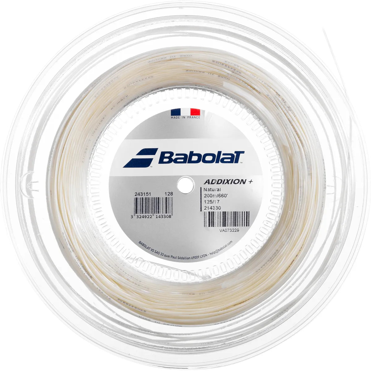 BOBINA BABOLAT ADDIXION+ (200 METROS)