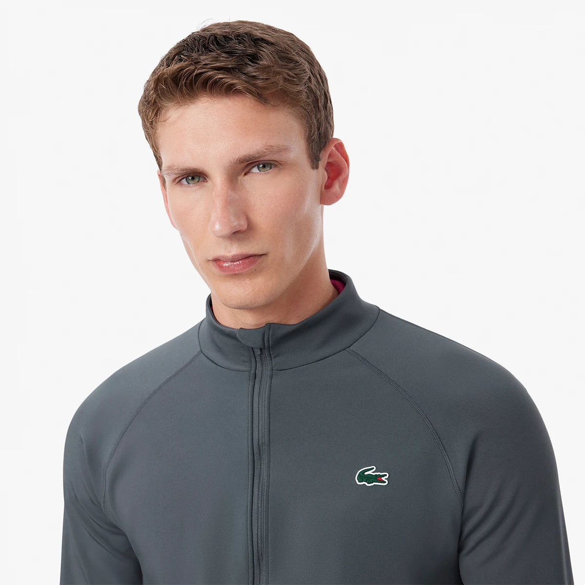 SUDADERA LACOSTE ESSENTIALS MANGAS LARGAS CREMALLERA COMPLETA